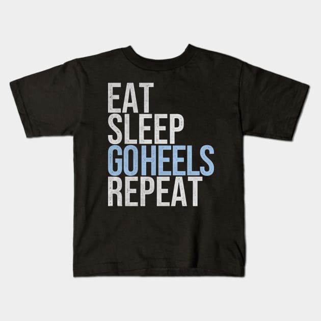 go heels go funny Kids T-Shirt by SmithyJ88